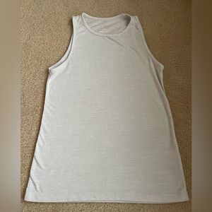 Nike Women's Light Gray Dri-Fit Tomboy Veneer Tank Top